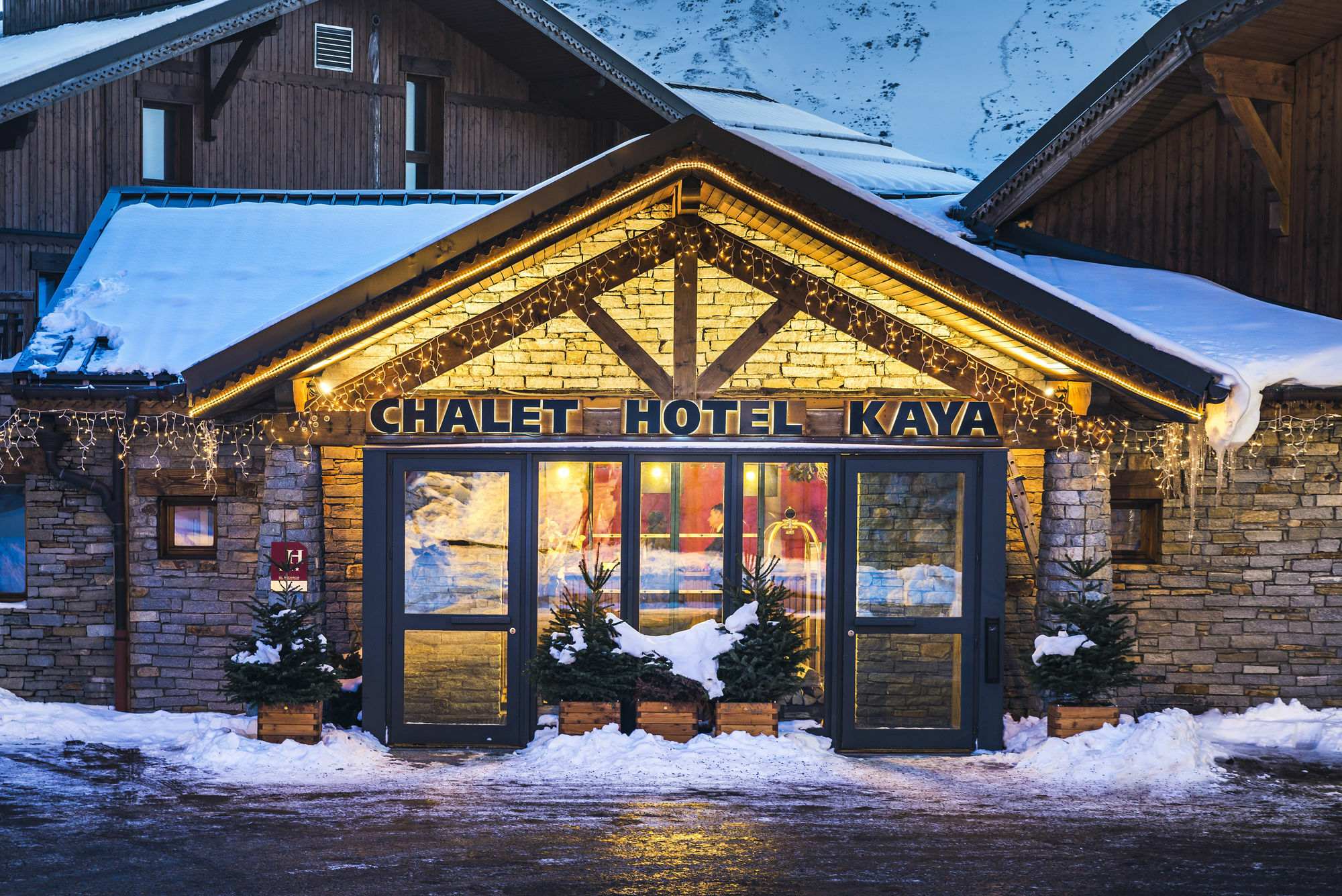 Chalet Hotel Kaya Saint-Martin-de-Belleville Exteriér fotografie