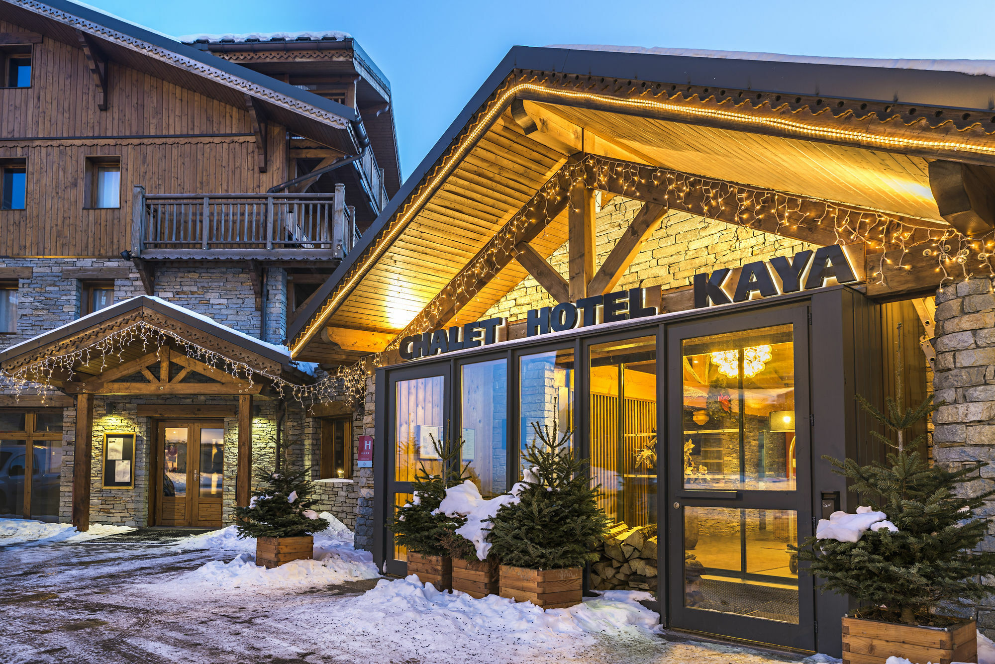 Chalet Hotel Kaya Saint-Martin-de-Belleville Exteriér fotografie